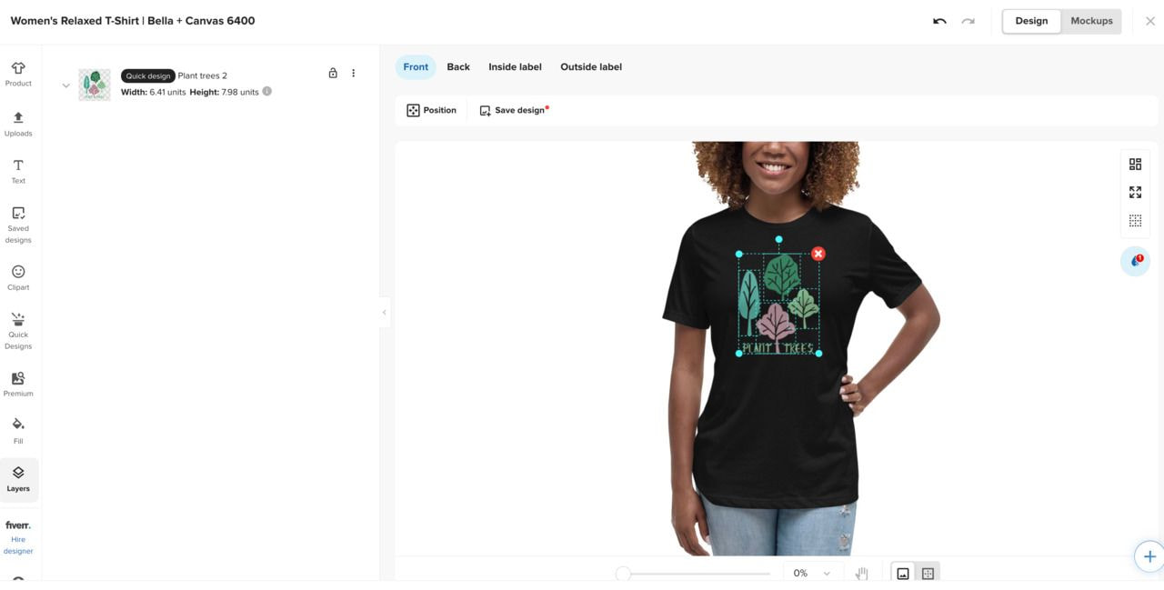 a woman wearing a black shirt